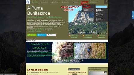 Page Vidéos accès par Méga Menu
