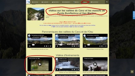 Page Vidéos accès vidéos APB