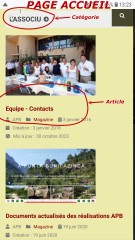 Page Accueil zone 4