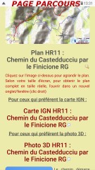 Page Parcours Plans/Carte/Photo 3D