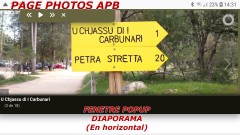 Page Photos diaporama en Plein Ecran