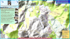 Plan des parcours A Punta Bunifazinca