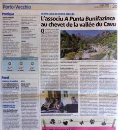 Article Corse-Matin du 29/05/2015