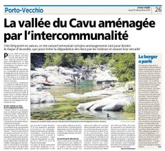 Article de Corse-Matin du 10/12/2015